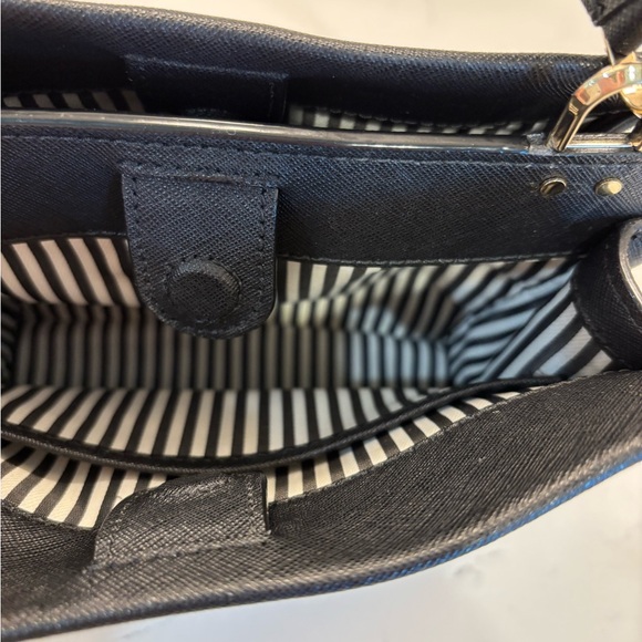 Kate Spade Black Satchel with Gold Accents - Picture 4 of 6